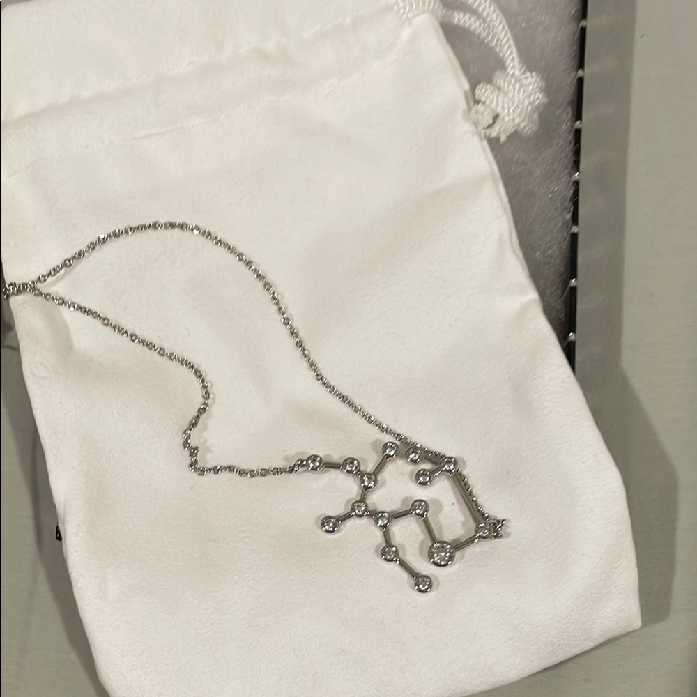 NWB Sterling Forever Silver Constellation Necklace Sagittarius